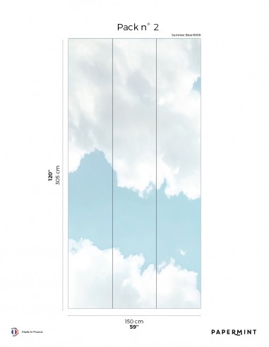 Ciel Summer Blue - Fresque Pack, L150...