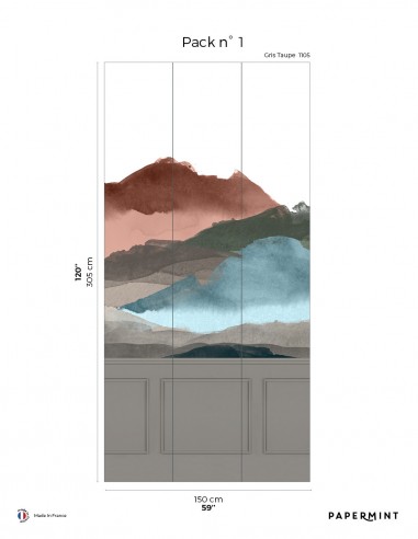 Line Water Soubassement - Wallpanel...
