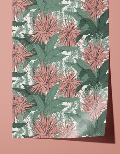 Tropical Corail - Lé Unique L78 x H380cm
