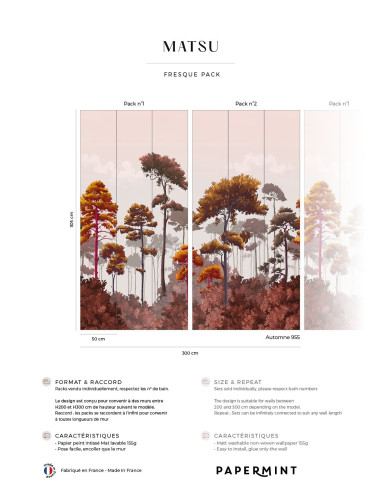 Matsu Fresque Pack 1&2 L300 x H305cm