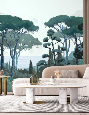 Toscane - Vert - Wallpanel Pack W150...