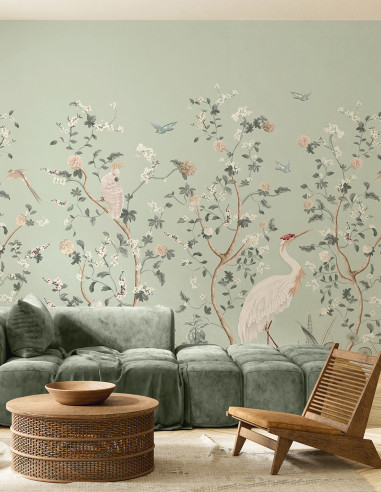 copy of Chinoiserie et le héron...