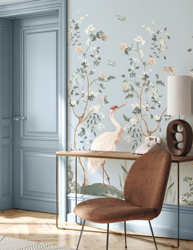 copy of Chinoiserie et le héron...