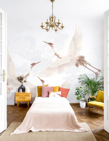 L’envol du héron - Wallpanel 6 Lés,...