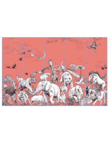 Noé - Wallpanel 5 Lés,  W390 x H.255cm