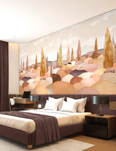 La Garrigue - Fresque personnalisable