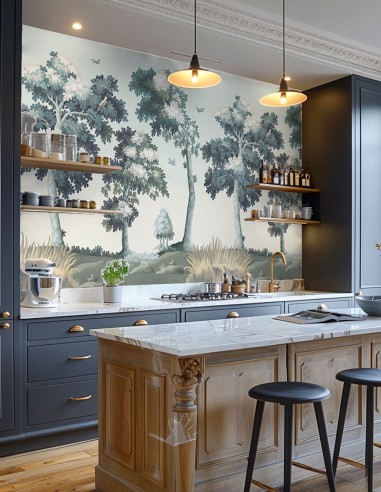 copy of Les Pins - Affresco a parete