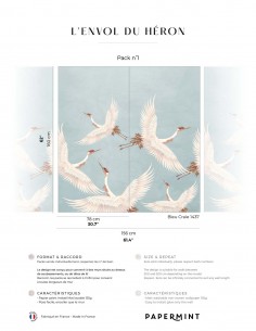 L’envol du héron •...