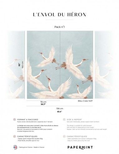 L’envol du héron • Wallpanel Pack •...
