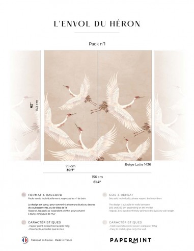 L’envol du héron • Wallpanel Pack •...