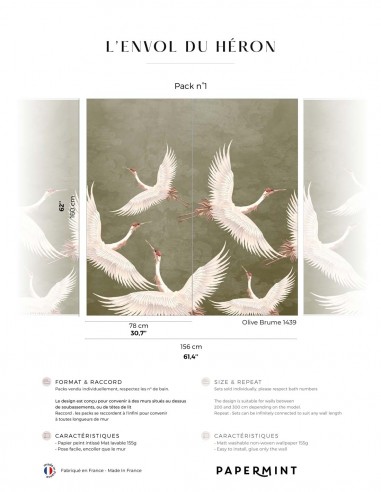 L’envol du héron • Wallpanel Pack •...