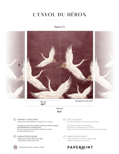 L’envol du héron • Wallpanel Pack •...