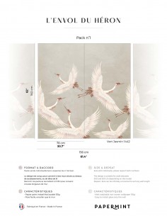 L’envol du héron •...