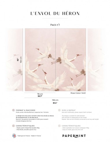 L’envol du héron • Wallpanel Pack •...