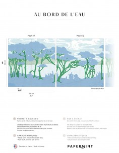 Au Bord de l'Eau • Fresque...