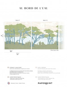 Au Bord de l'Eau • Fresque...