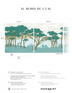 Au Bord de l'Eau • Fresque...