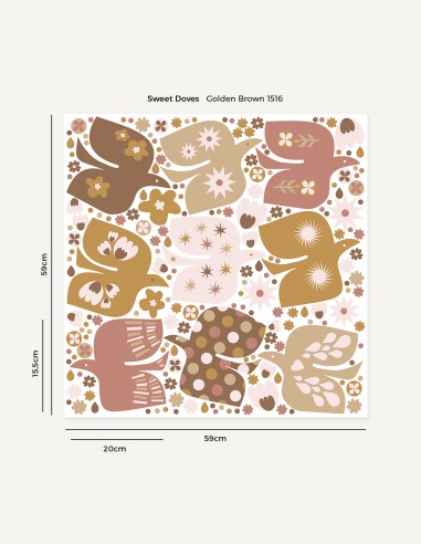 Sweet Doves - Stickers Sheet