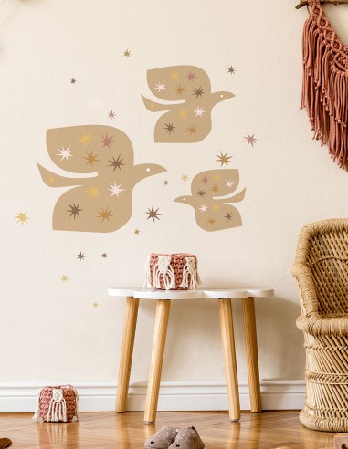 Sweet Doves Trio - Stickers Sheet