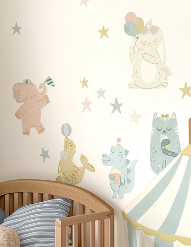 Les Amis du Cirque - Planche de Stickers