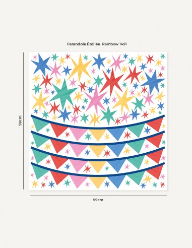 Farandole Etoilée - Planche de Stickers