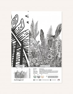 Botanic mural - sample -...
