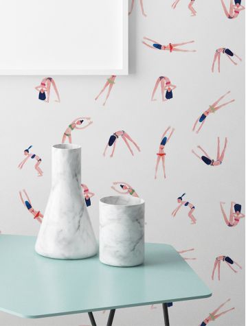 copy of Les Nageuses Multicolor -...