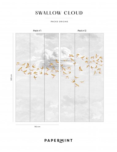 Swallow Cloud Ambre Royale Fresque...