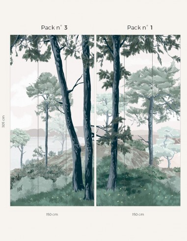 Crozon - Fresque Pack 3et1 L.300cm x...