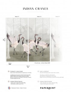 Indian Cranes • Wallpanel...