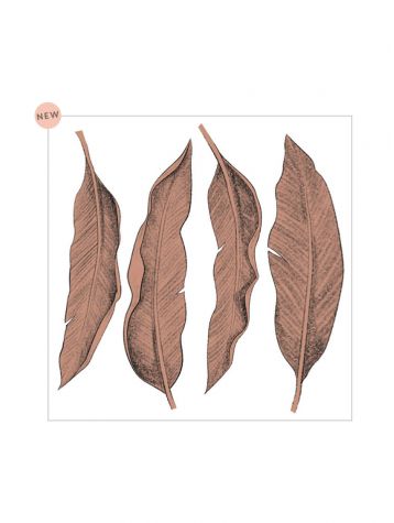 Décor Leaf grand sticker