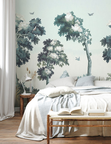 copy of Sous-Bois Affresco a parete -...