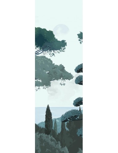 Toscane Vert - Lé unique L78 cm x H250cm