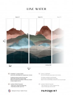 Line Water - Affresco a parete 2
