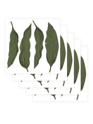Leaf vert - Set de 5 planches