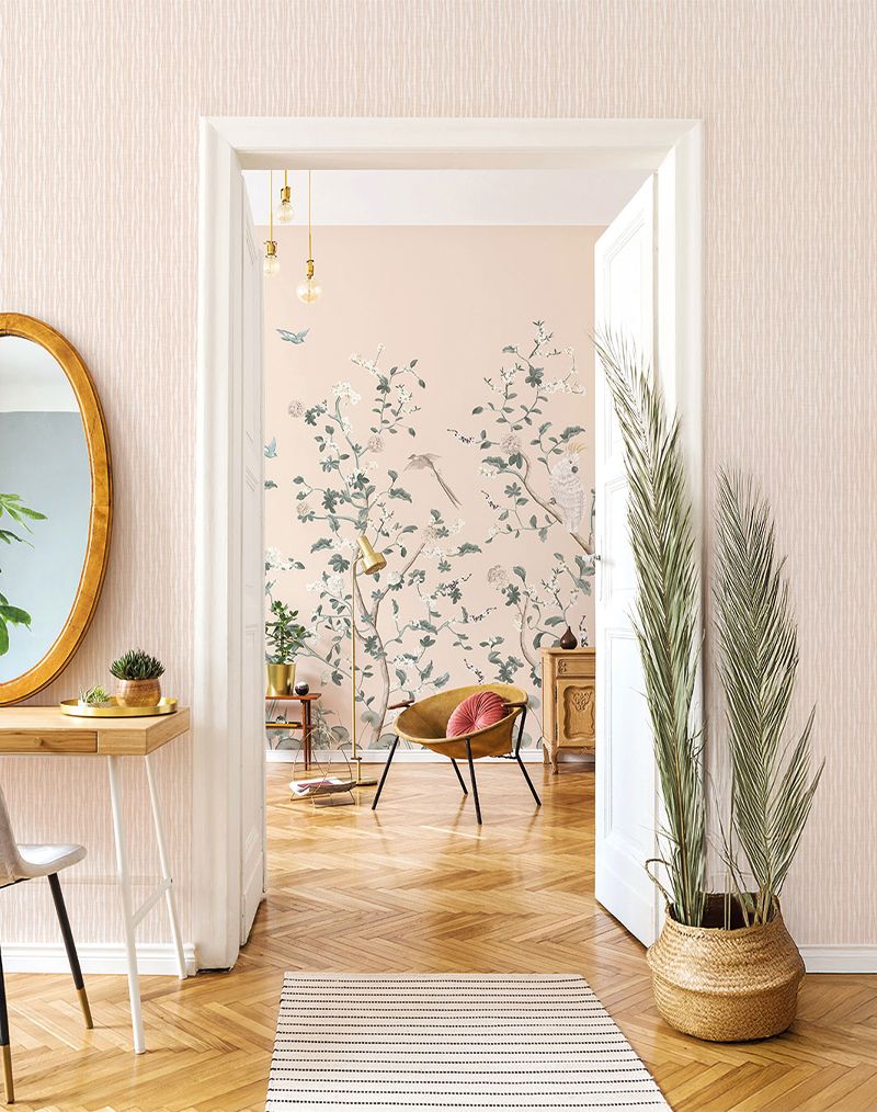 Chinoiserie et le Héron
