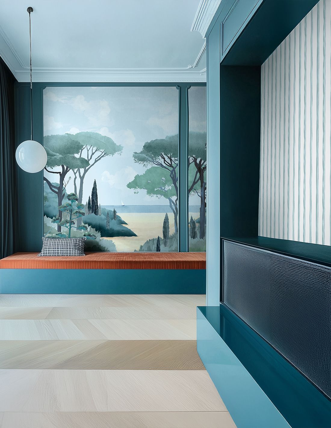 Chinoiserie et le Héron